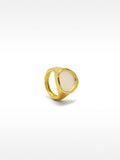 Anillo Con Perla De Agua Dulce - Plata De Ley 925