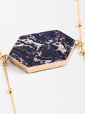 Collar Largo Con Piedras
