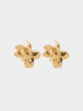 Aros Abiertos Con Flor Doble