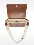 Bolso Bandolera Efecto Rafia Con Solapa