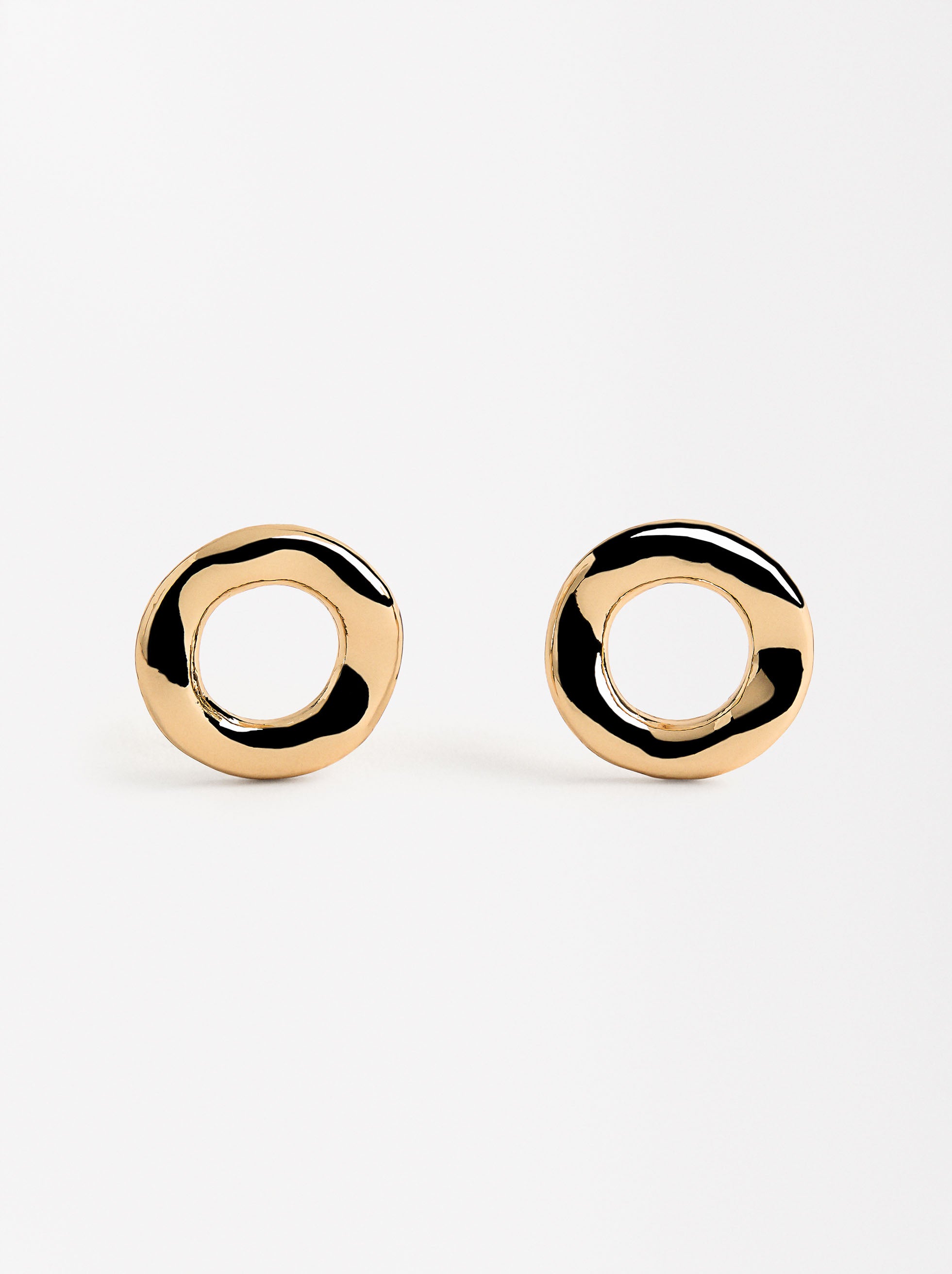 Pendientes De Aros Irregulares