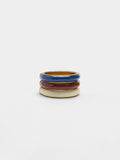 Set De Anillos Con Esmaltado