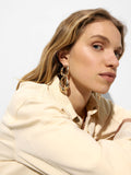 Pendientes Largos De Aros Irregulares
