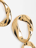 Pendientes Largos De Aros Irregulares
