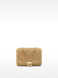 Bolso De Hombro De Efecto Rafia