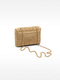 Bolso De Hombro De Efecto Rafia