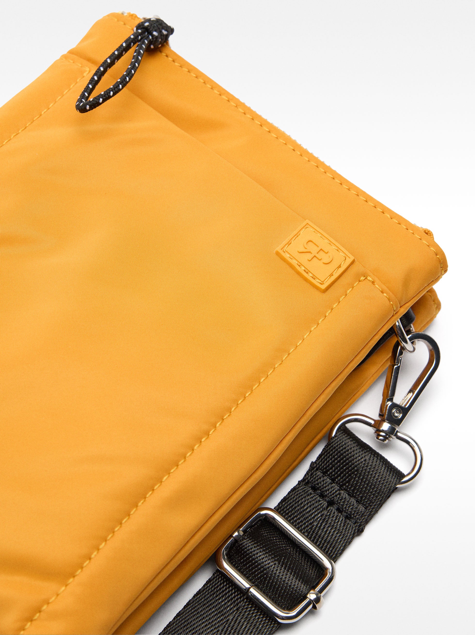 Bolso Bandolera Doble De Nylon