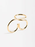 Anillo Doble Con Círculo