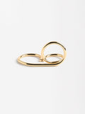 Anillo Doble Con Círculo