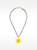 Collar Corto De Cuentas Sol