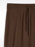 Pantalón Fluido Con Efecto Arrugado