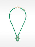 Collar De Cuentas Mano De Fátima