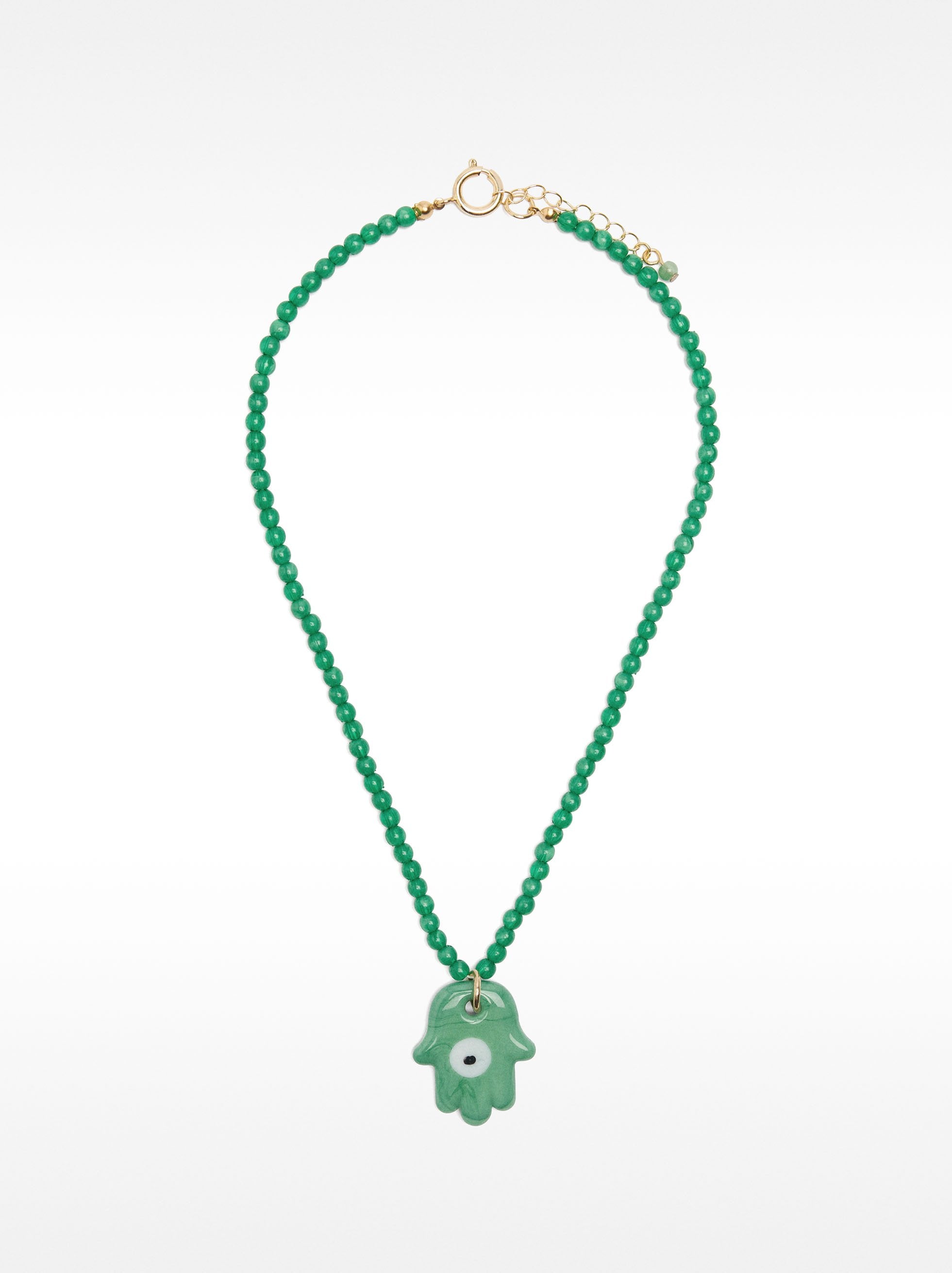 Collar De Cuentas Mano De Fátima