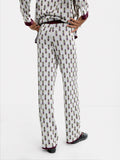 Pantalón De Punto Jacquard