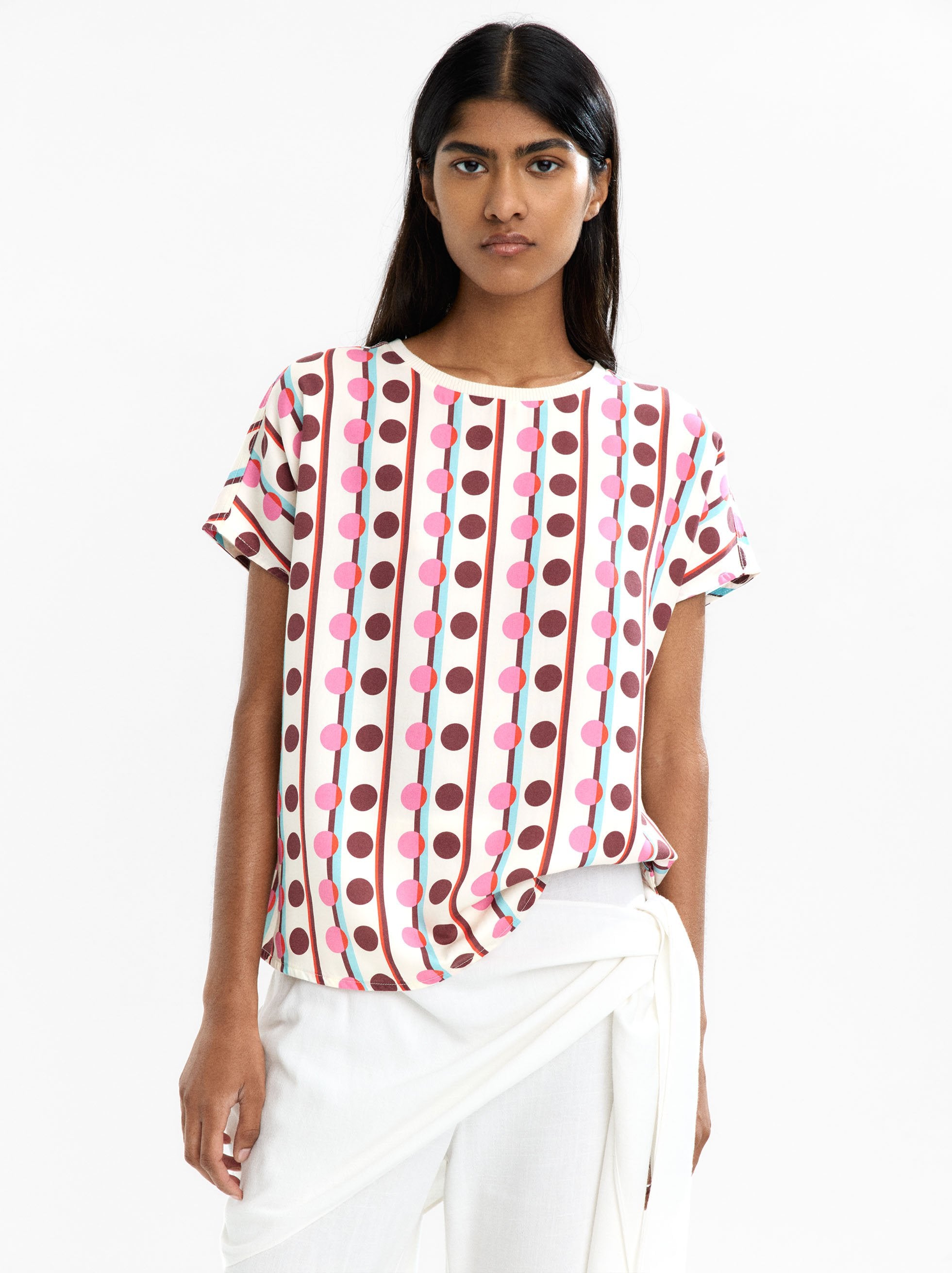 Top Estampado 100 % Lyocell