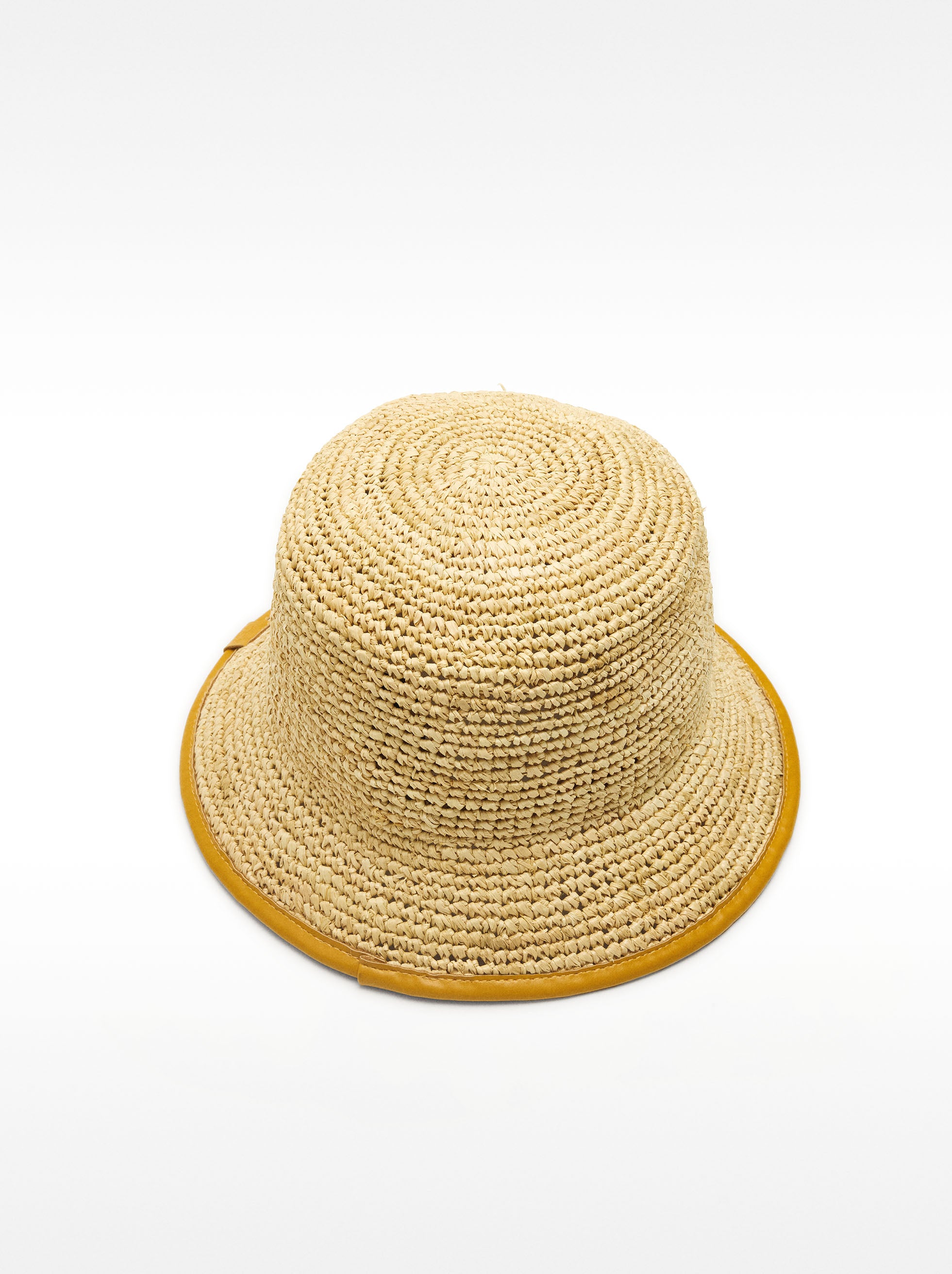 Sombrero Tipo Bucket De Rafia