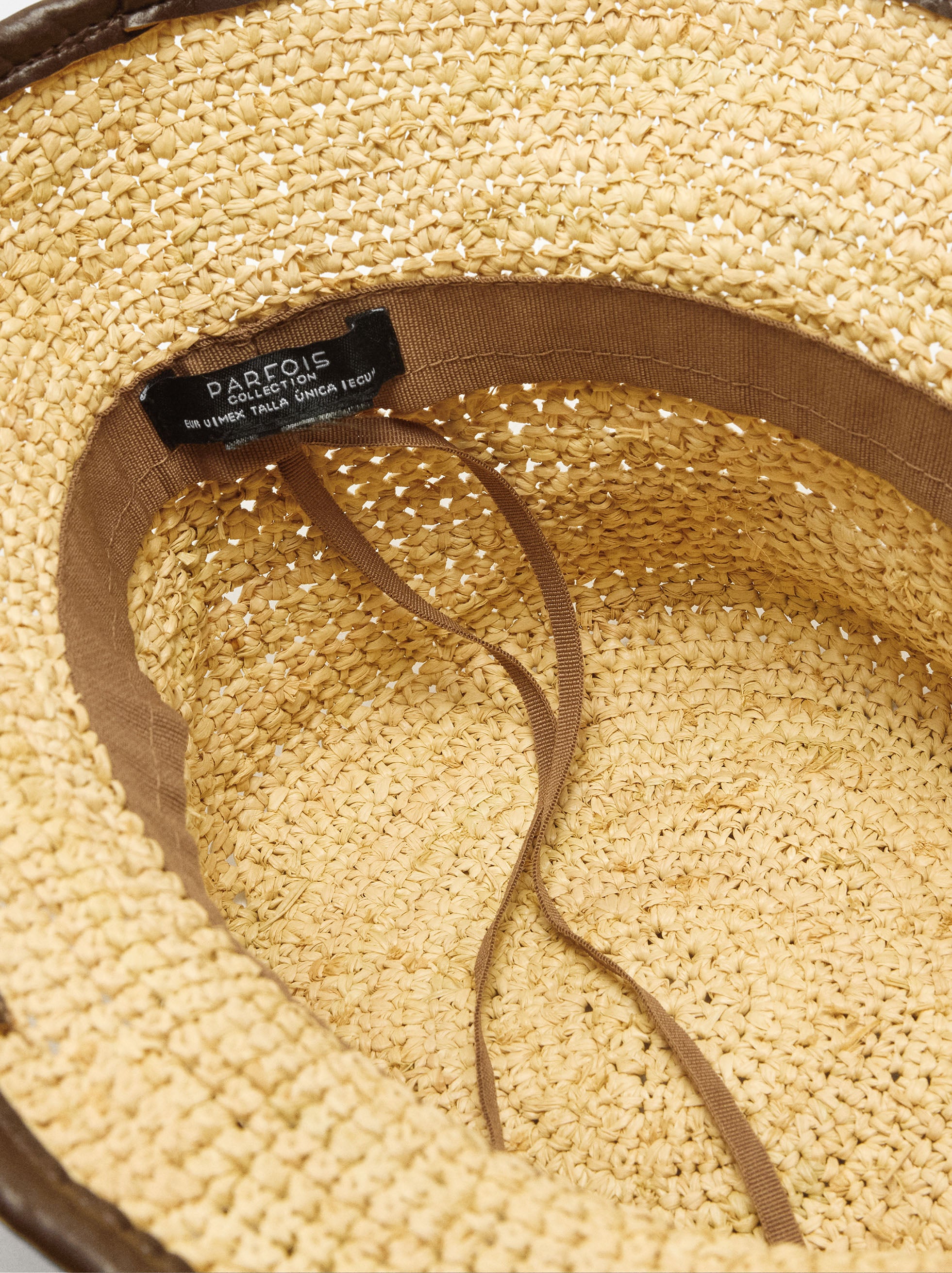 Sombrero Tipo Bucket De Rafia