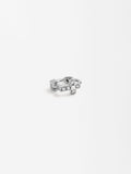 Piercing Cruz Con Circonitas - Acero Inoxidable
