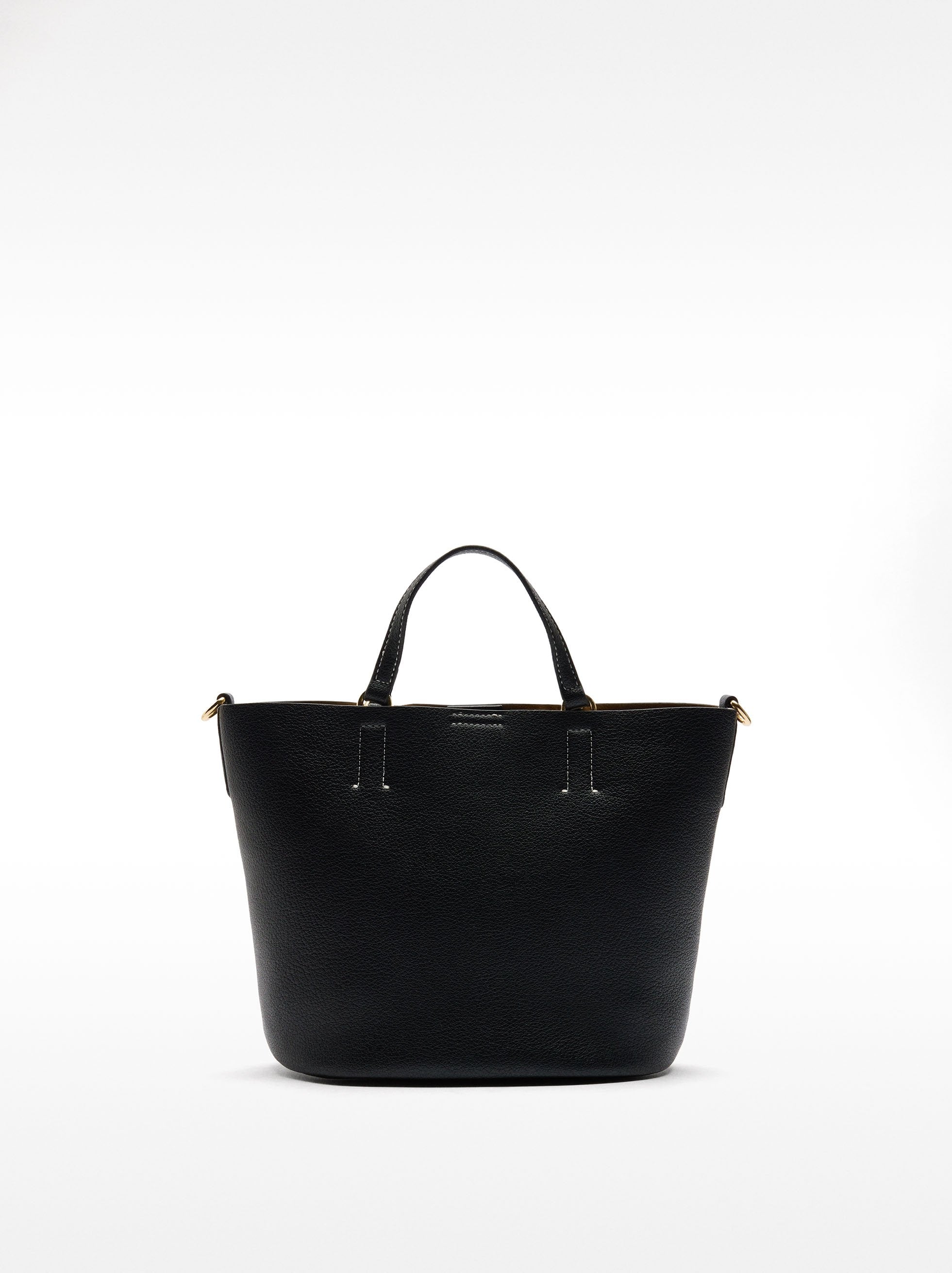 Bolso Tote Con Colgante