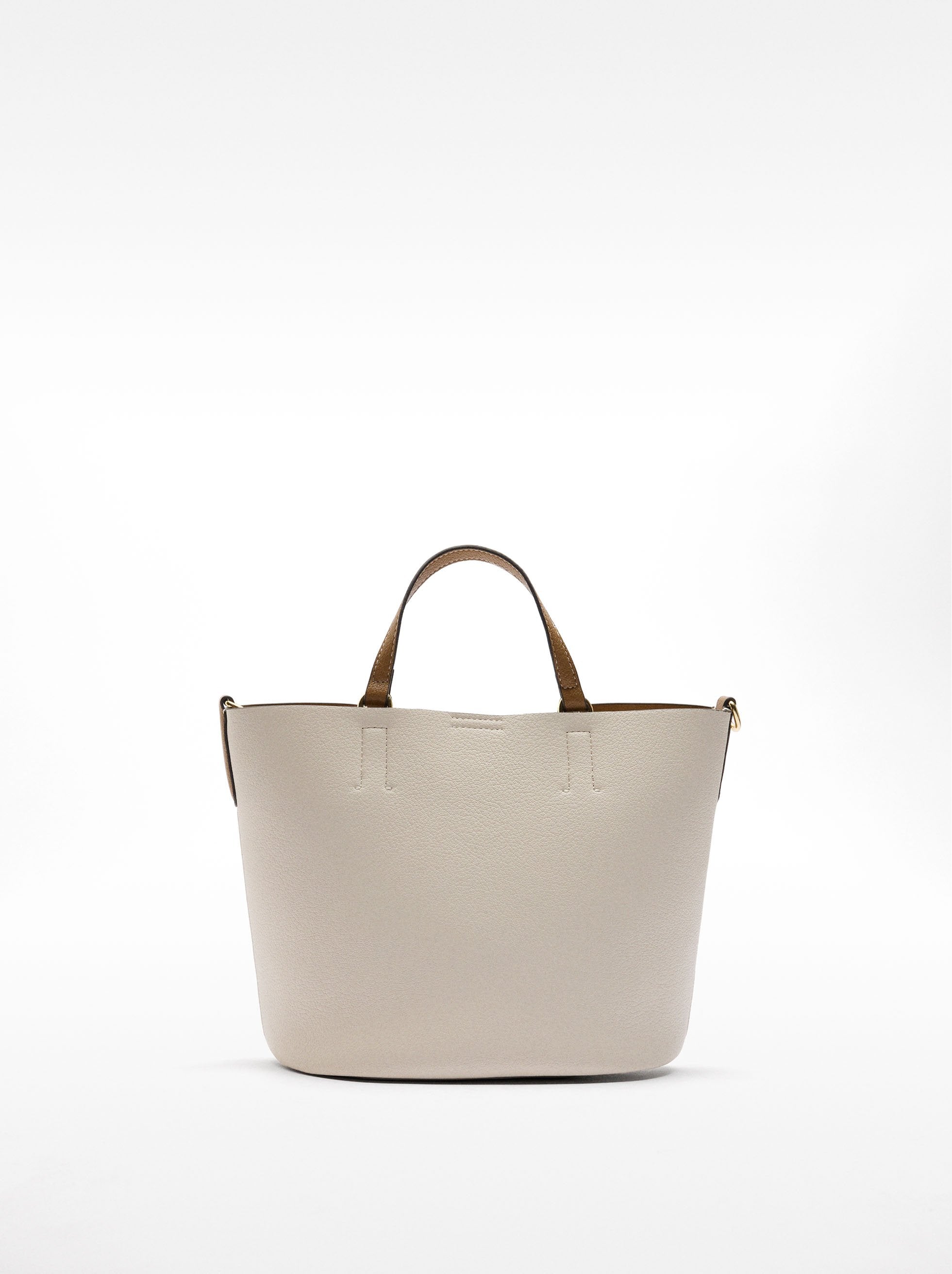 Bolso Tote Con Colgante