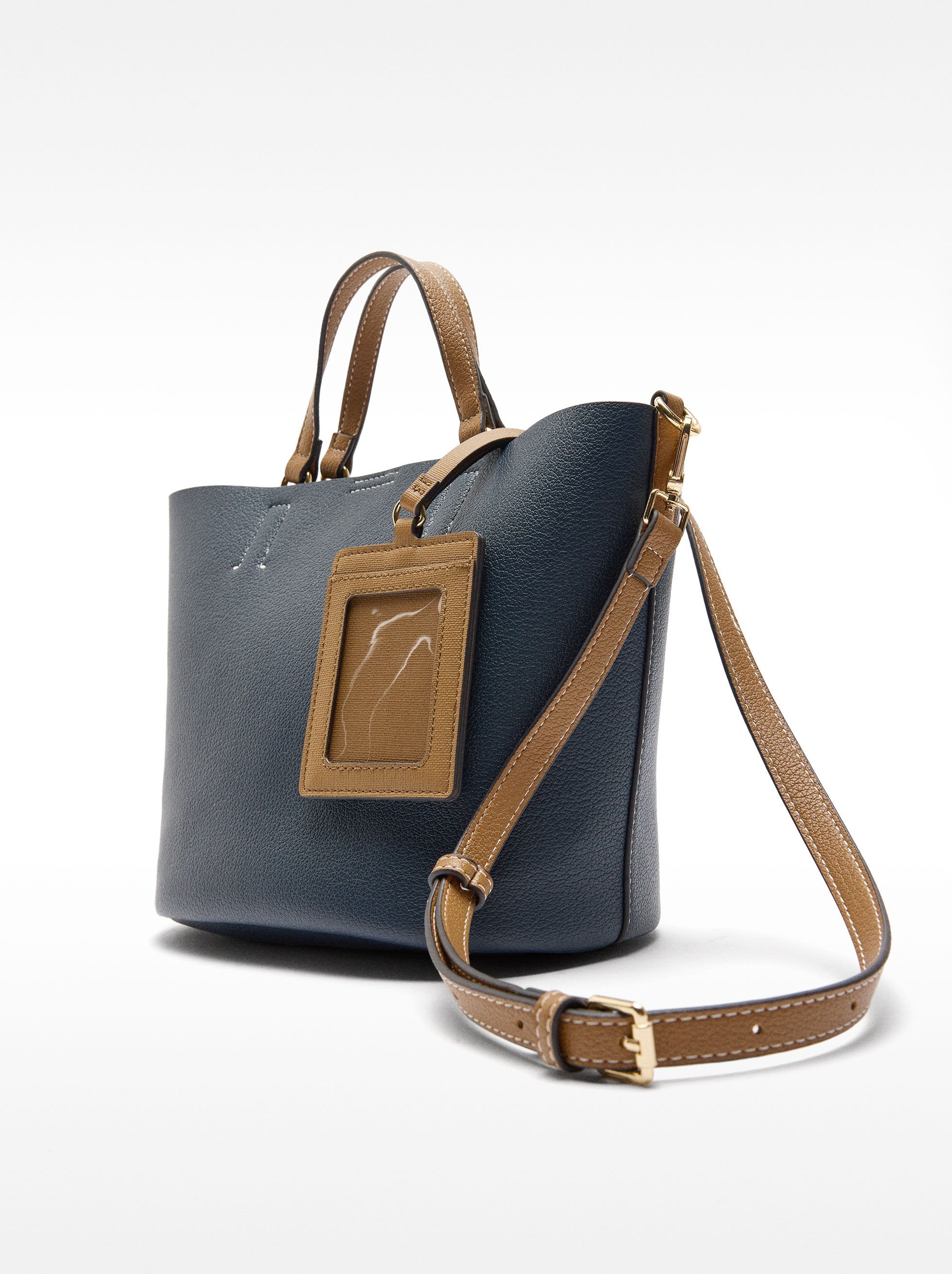 Bolso Tote Con Colgante