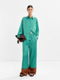 Pantalón Estampado Satinado