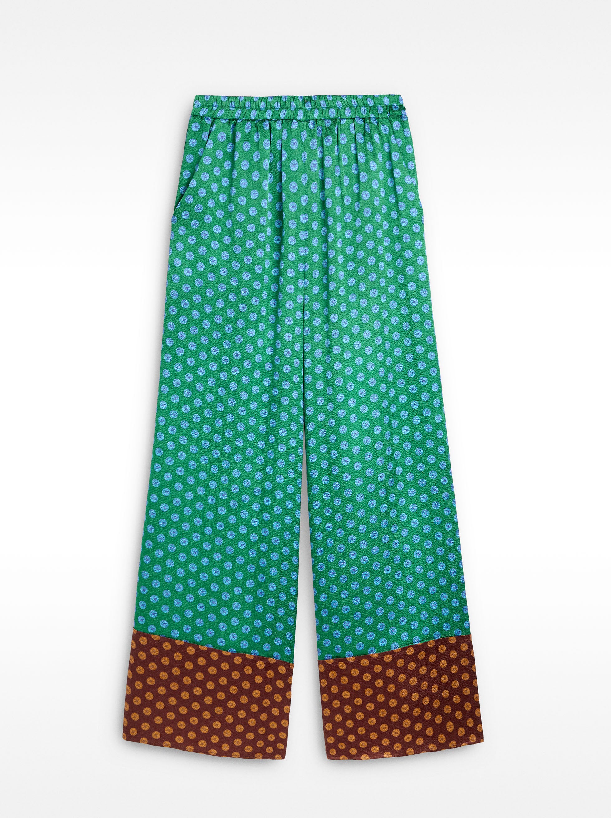 Pantalón Estampado Satinado