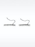Pendientes De Hojas Con Circonitas - Plata De Ley 925