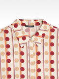 Camisa Estampada De Lunares