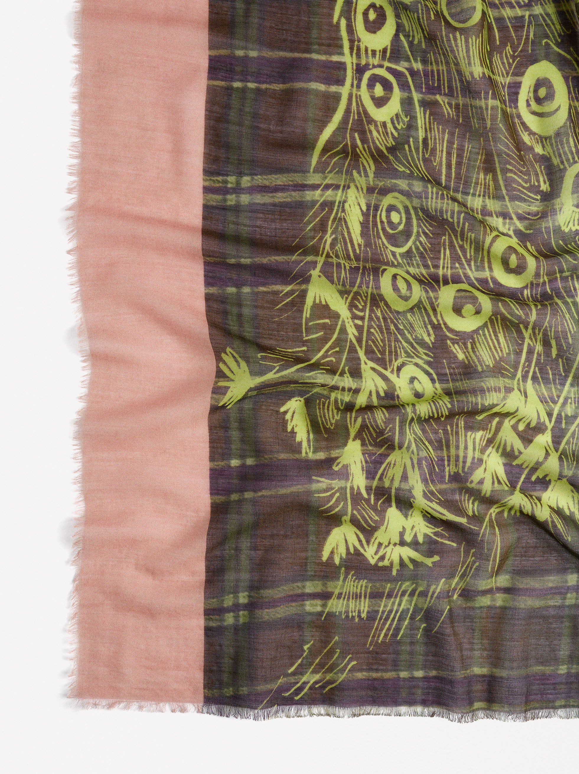 Pañuelo Estampado Con Lã