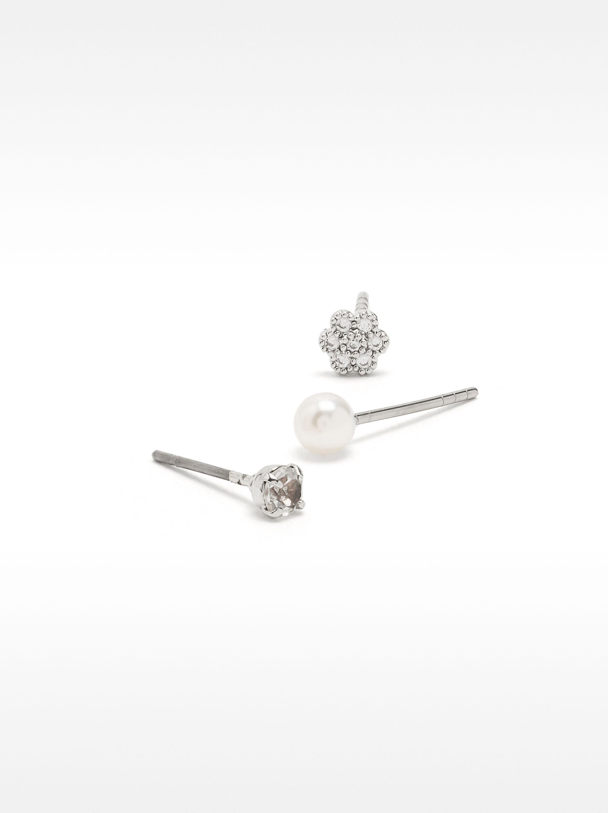 Set De Pendientes Con Circonitas