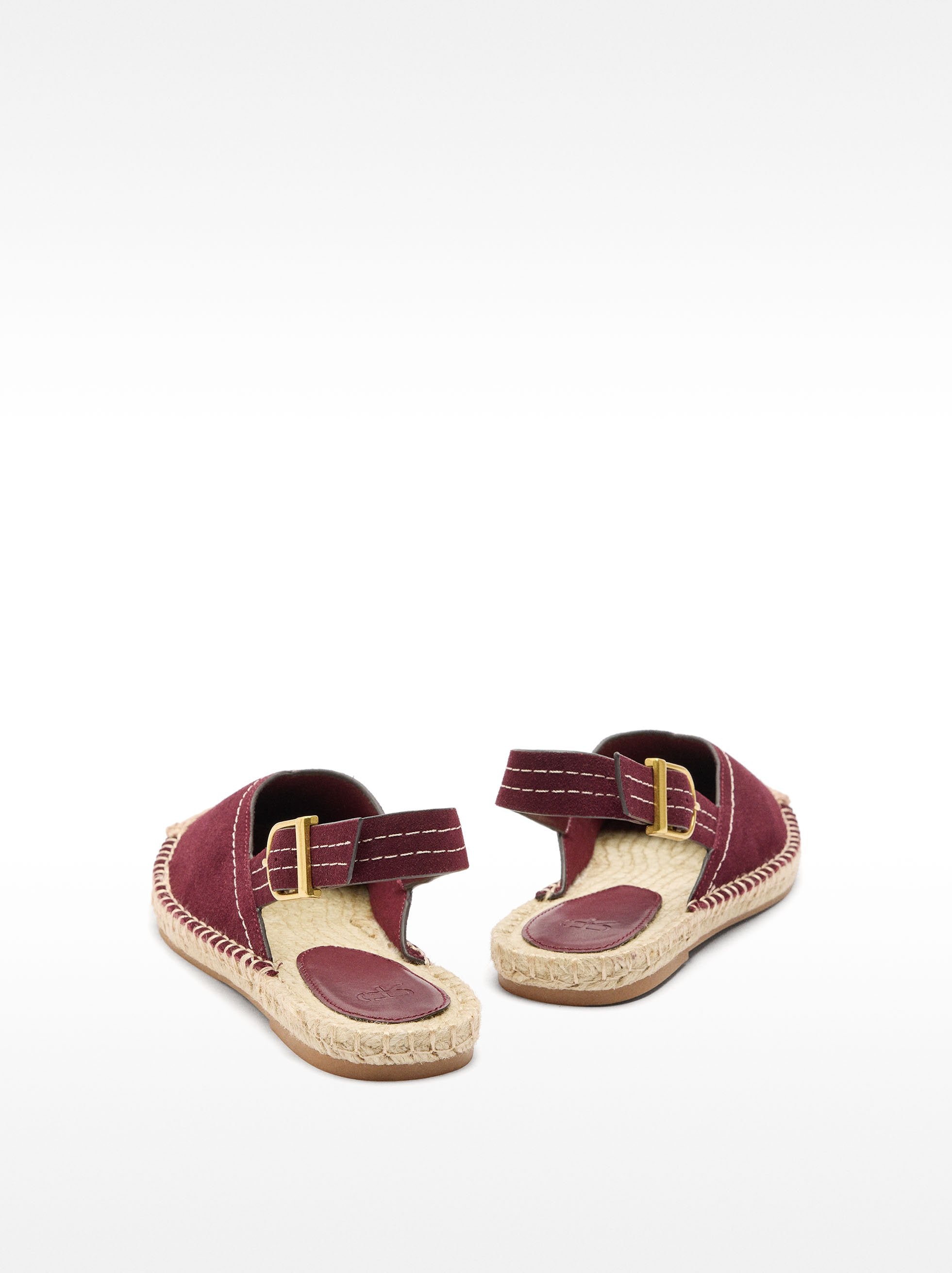 Alpargatas De Piel Hebilla