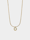 Collar De Eslabones Con Colgante De Acero Inoxidable