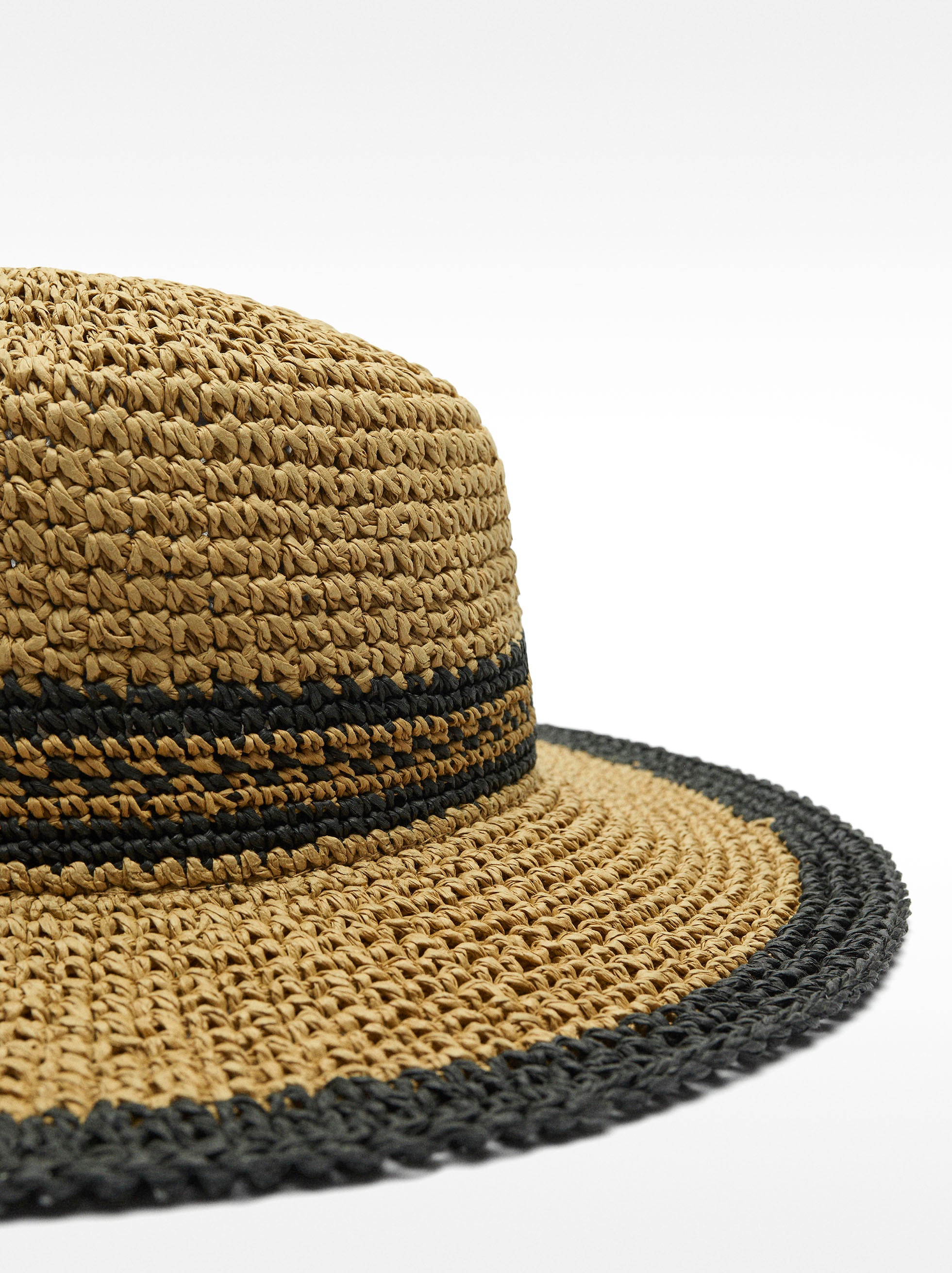 Sombrero Efecto Rafia