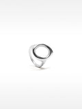 Anillo Aro Ovalado - Acero Inoxidable