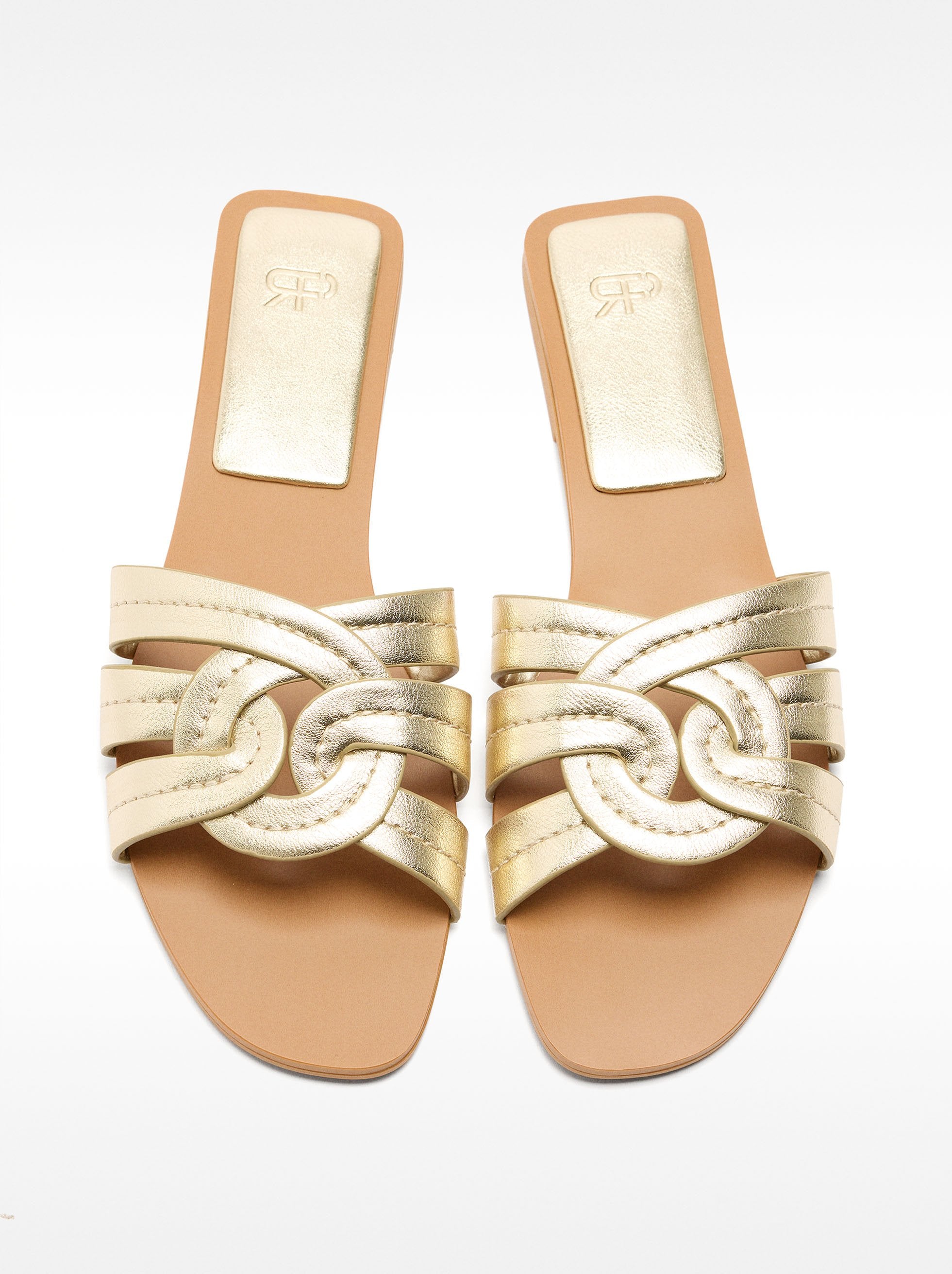 Sandalias Planas Cruzadas