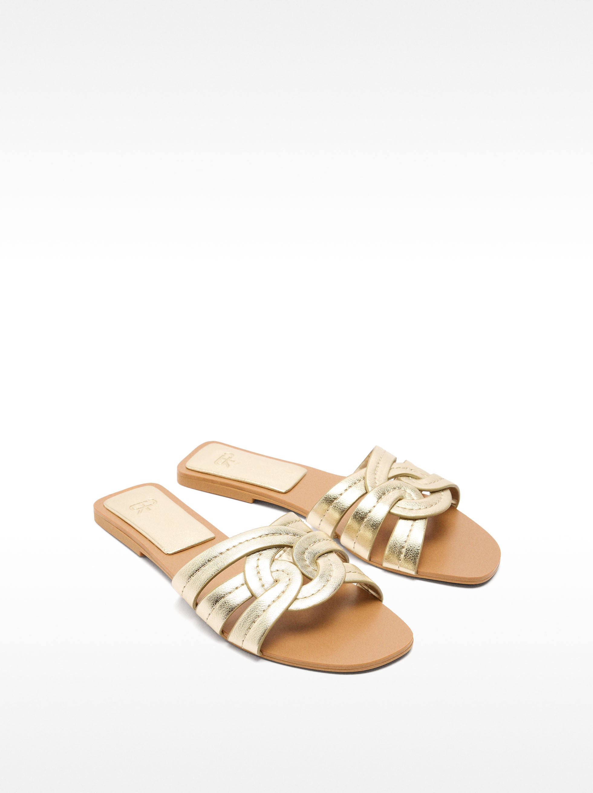 Sandalias Planas Cruzadas