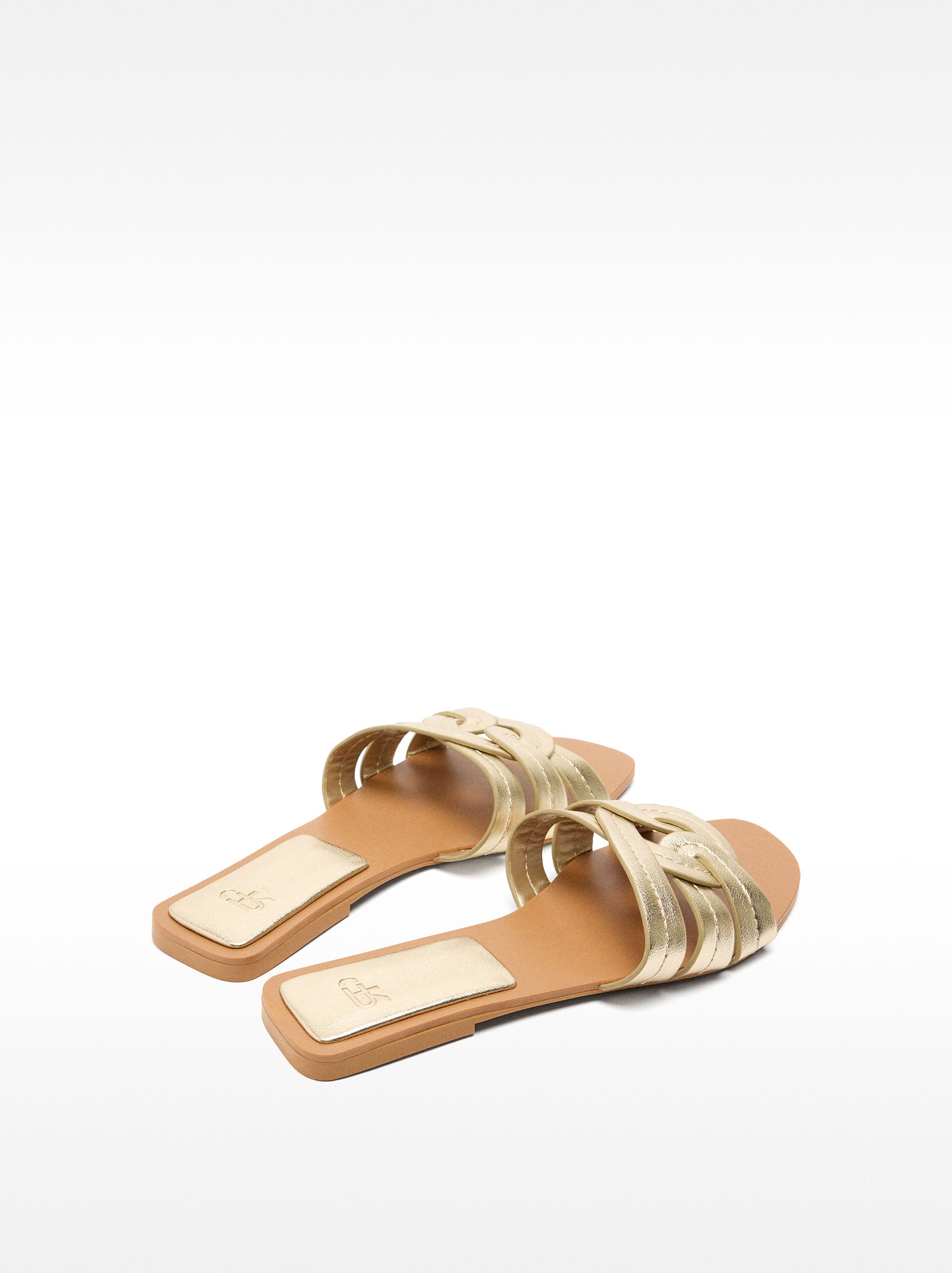 Sandalias Planas Cruzadas