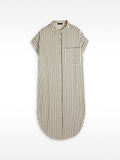 Vestido Camisero A Rayas