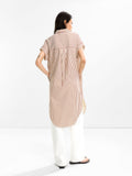 Vestido Camisero A Rayas