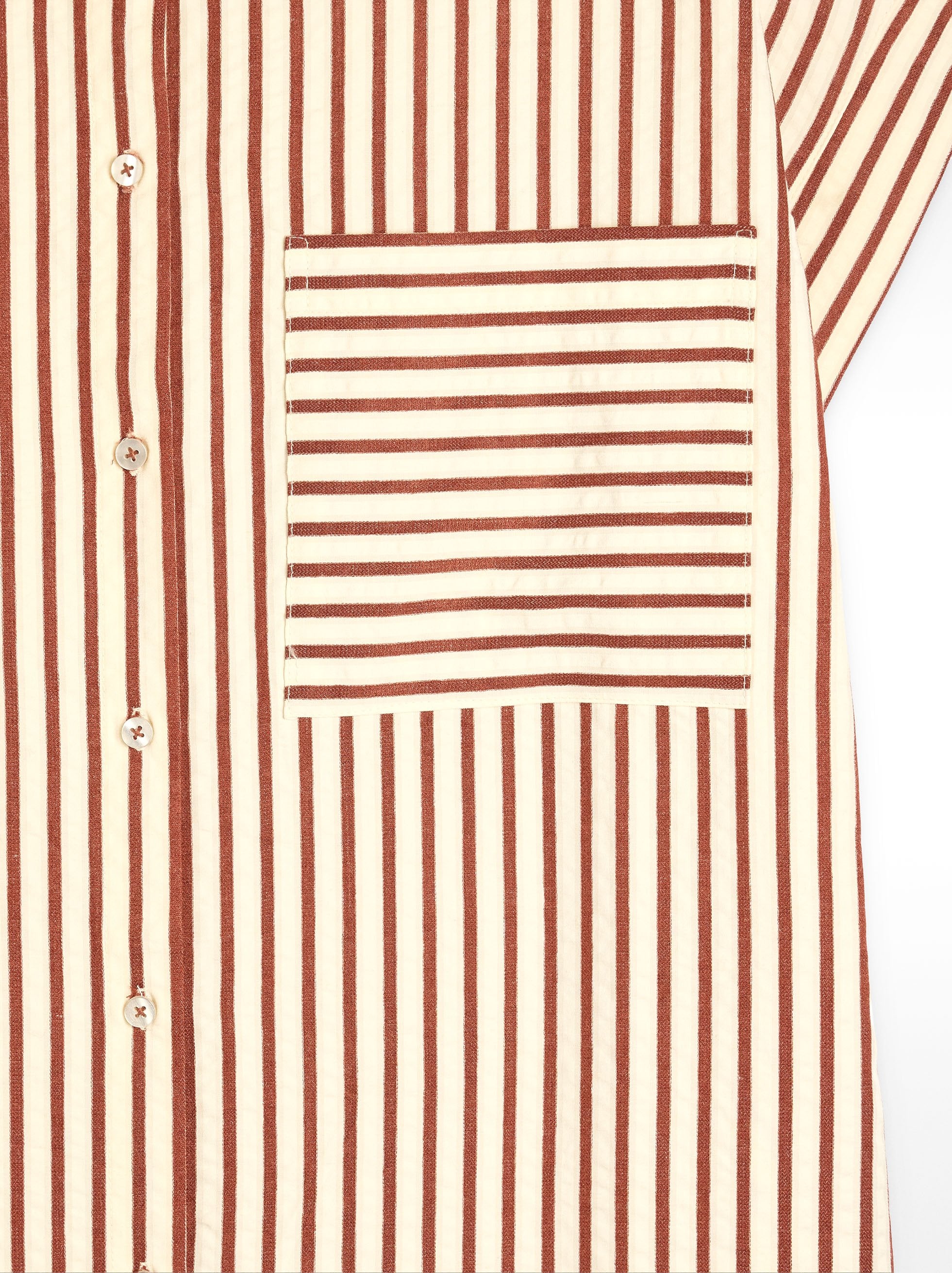 Vestido Camisero A Rayas