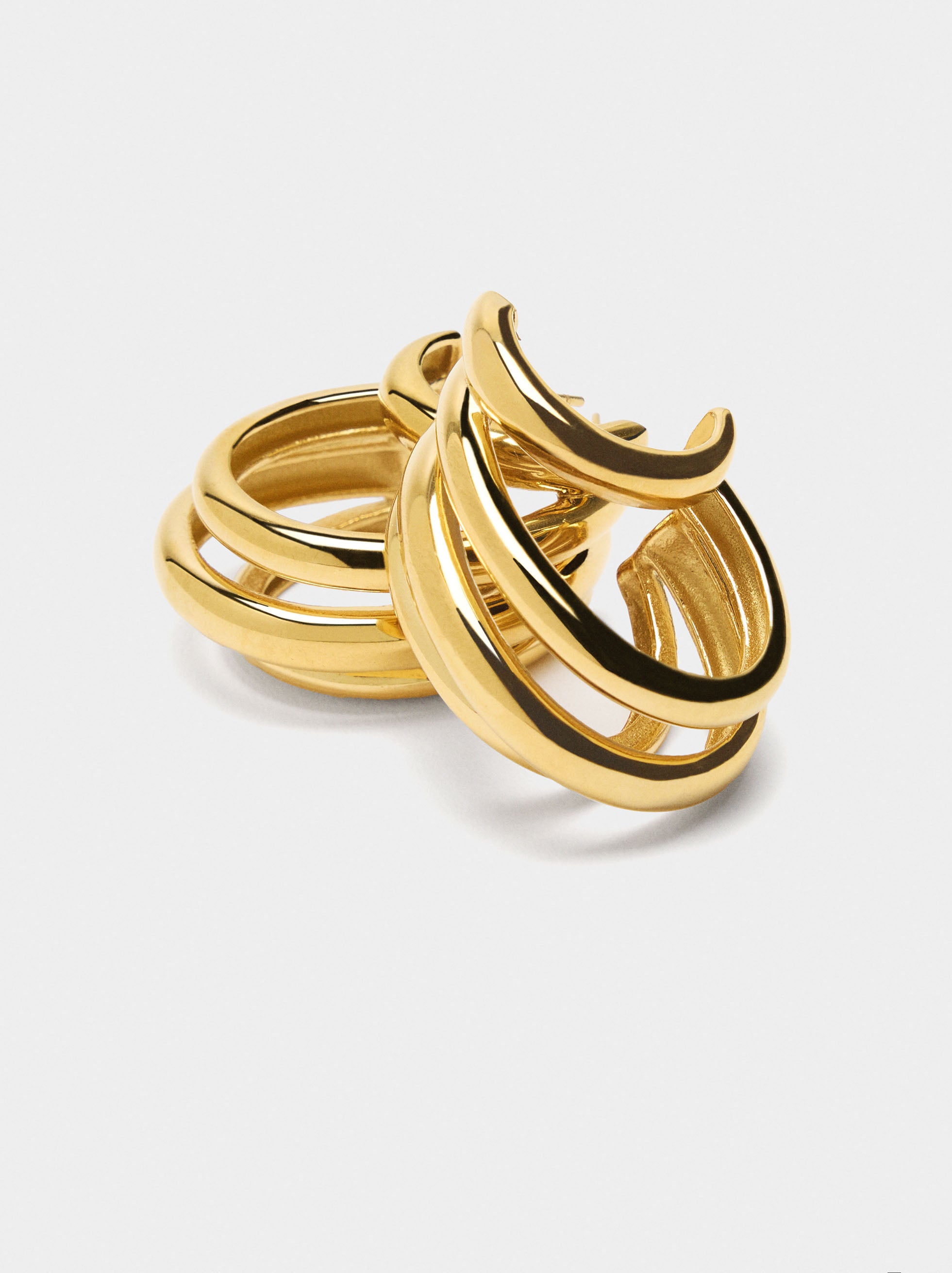 Aros Con Efecto Triple - Acero Inoxidable