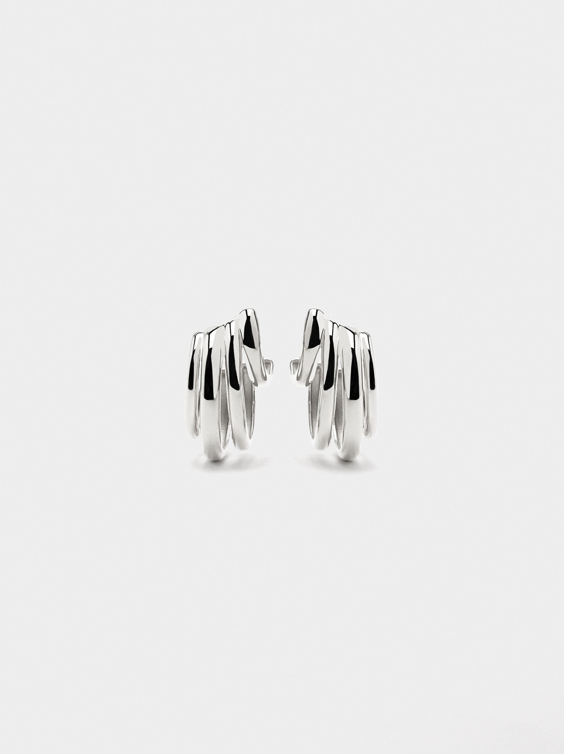 Aros Con Efecto Triple - Acero Inoxidable