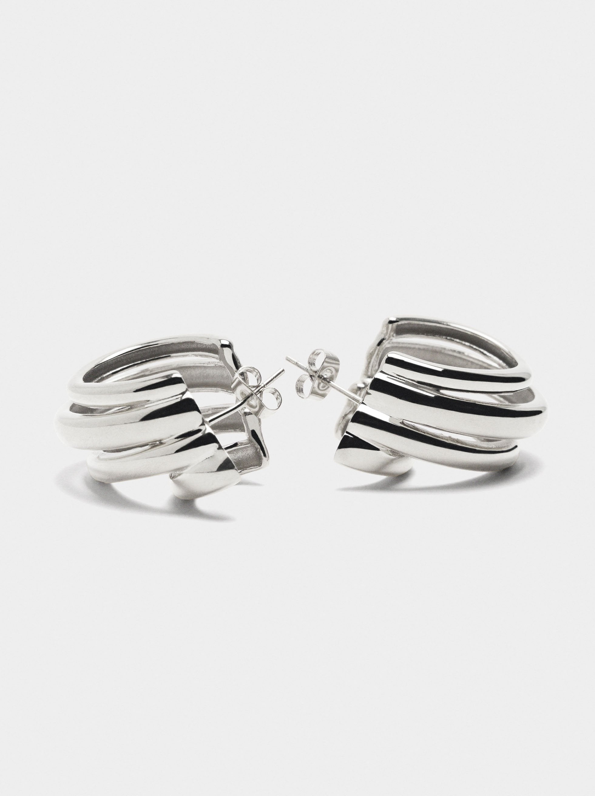 Aros Con Efecto Triple - Acero Inoxidable