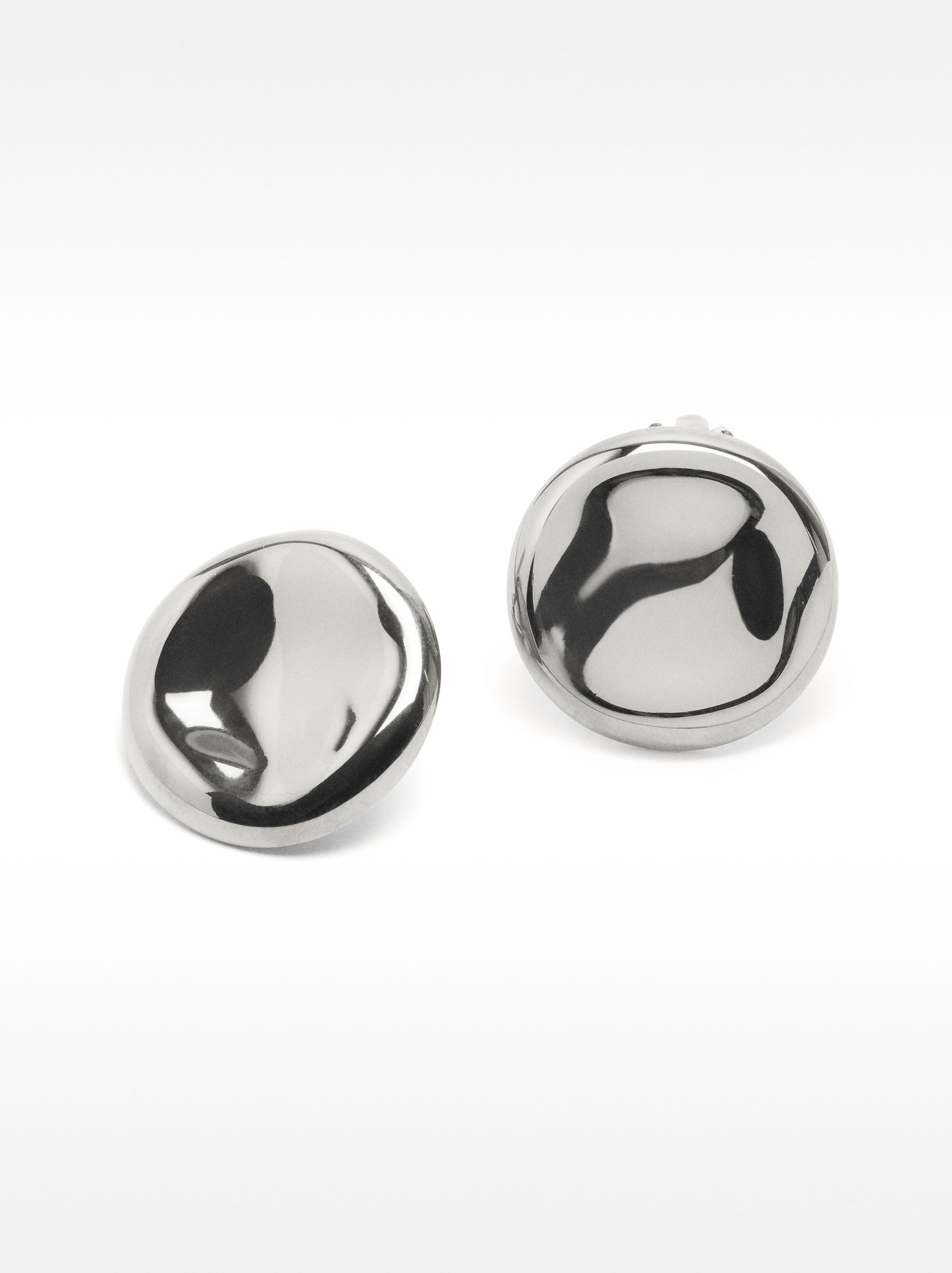Pendientes Redondos - Acero Inoxidable