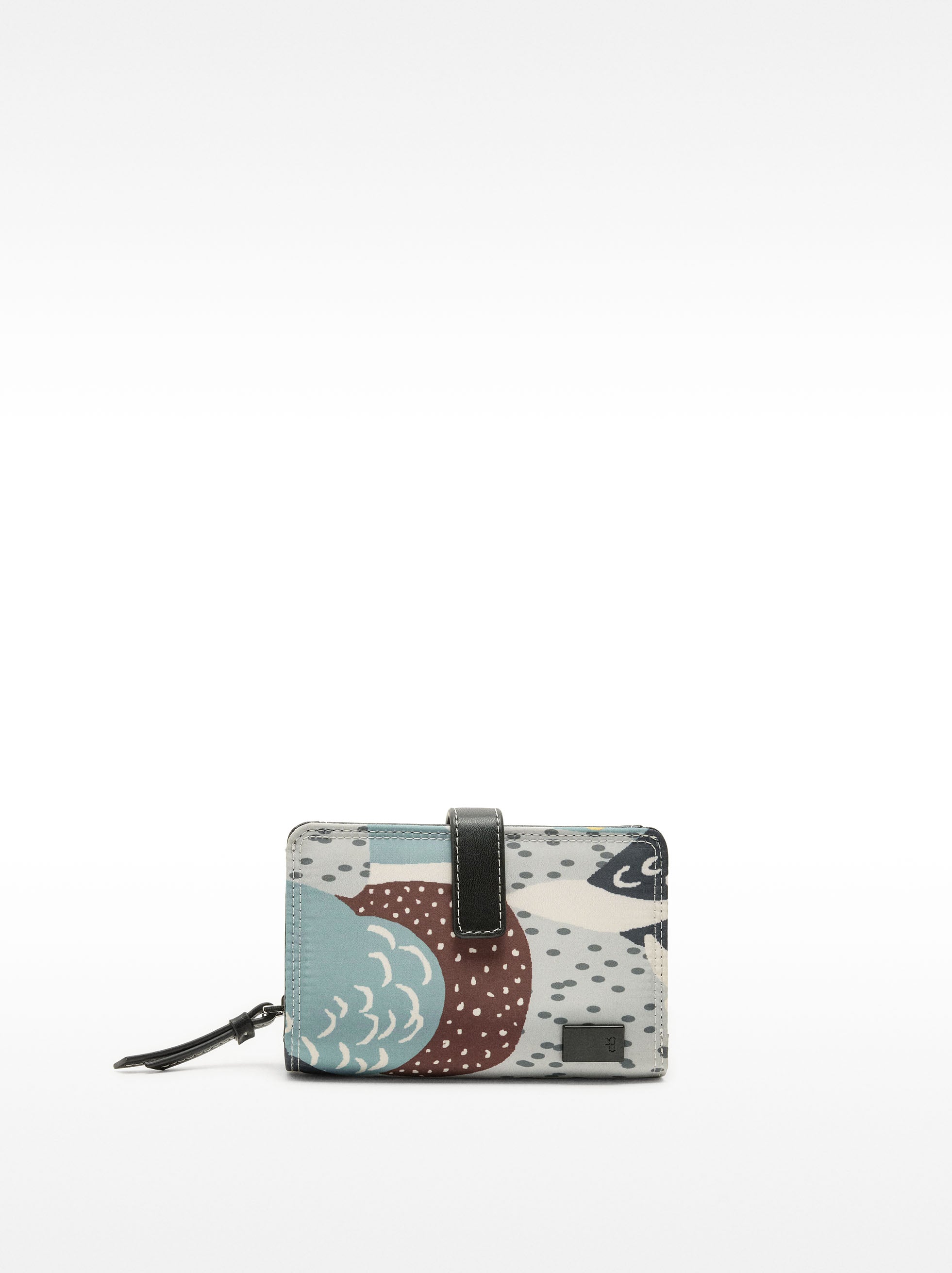 Cartera De Nylon Estampada