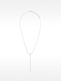 Collar Fino Con Cristales - Acero Inoxidable