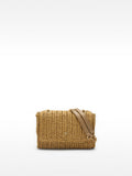 Bolso Hombro Efecto Rafia