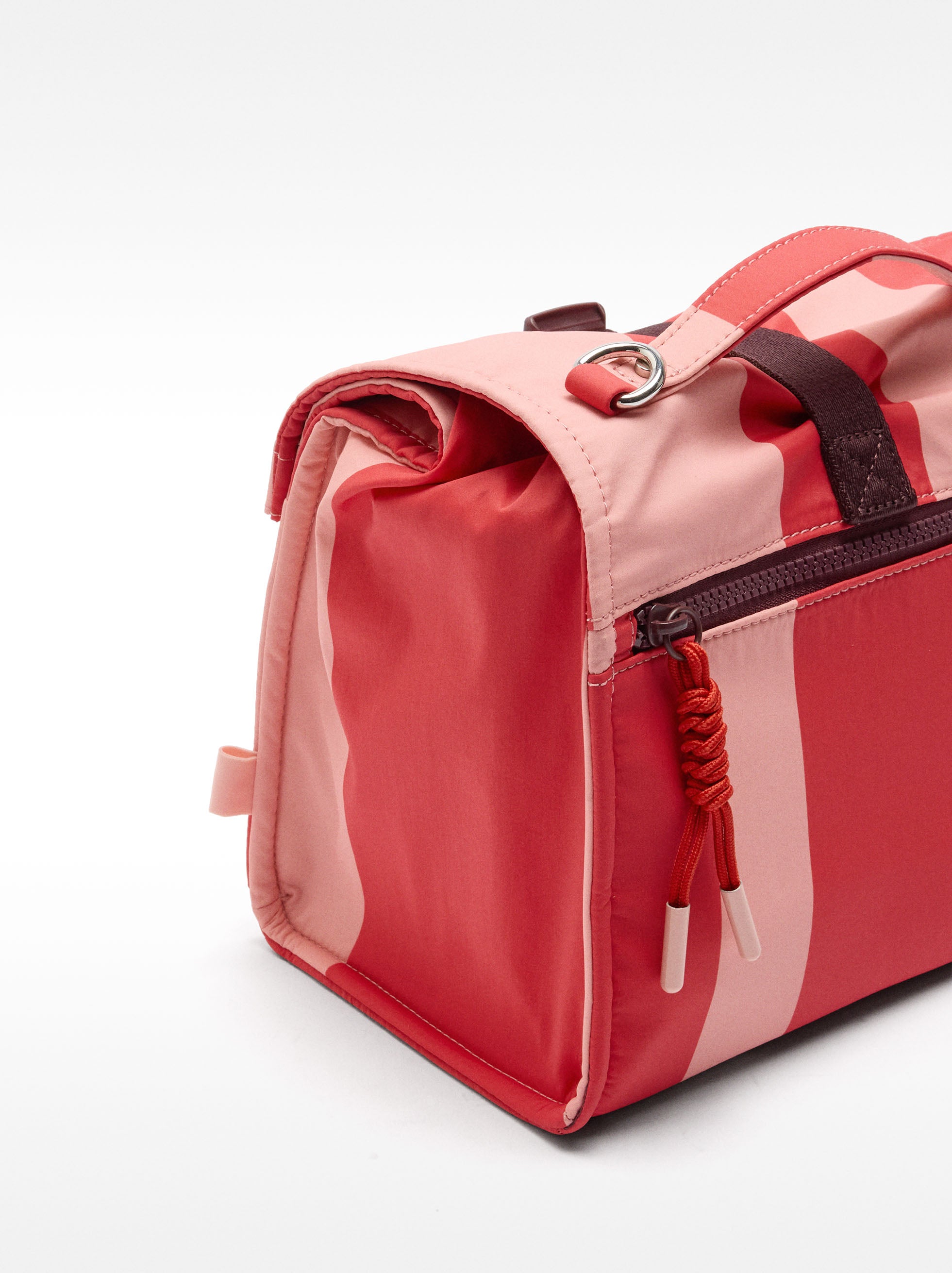 Bolsa Porta-Alimentos De Nylon A Rayas