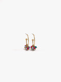 Pendientes De Aro Con Abalorios